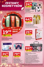 Gazetka promocyjna Auchan - Święta jak babcię kocham Hipermarket - Gazetka - ważna od 26.11 do 26.11.2025 - strona 10 - produkty: Makijaż, Płyn do kąpieli, Zestaw prezentowy, Mus, Płyn micelarny, Balsam do ciała, Klej, Rozświetlacz, Konturówka do ust, Kredka, Woda toaletowa, Roller, Kula do kąpieli, Mydło, Woda, Nivea, Kosmetyczka, Lakier