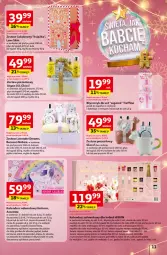 Gazetka promocyjna Auchan - Święta jak babcię kocham Hipermarket - Gazetka - ważna od 26.11 do 26.11.2025 - strona 11 - produkty: Zegarek, Makijaż, Płyn do kąpieli, Zestaw prezentowy, Sól, Błyszczyk do ust, Balsam do ust, Krem do rąk, Balsam do ciała, Kawa, Klej, Książka, Pierścionek, Szarlotka, Pasek, Pędzel do różu, Masło do ciała, Zegar, Peeling, Pilnik, Pędzel do pudru, Sól do kąpieli, Lakier do paznokci, Mydło, Masło, Mango, Pilnik do paznokci, Szczoteczka, Lakier, Kalendarz, Kalendarz adwentowy