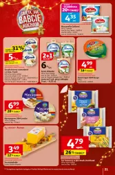 Gazetka promocyjna Auchan - Święta jak babcię kocham Hipermarket - Gazetka - ważna od 26.11 do 26.11.2025 - strona 21 - produkty: Mozzarella, Cheddar, Ser, Brie, Mascarpone, Serek, Camembert, Hochland, Mimolette, Galbani, Ser pleśniowy, Almette