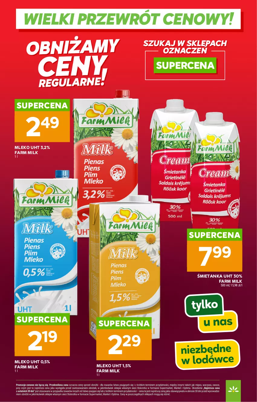 Gazetka promocyjna Stokrotka - Wielki przewrót cenowy! - ważna 02.05 do 31.05.2026 - strona 13 - produkty: Fa, Farm Milk, Mleko