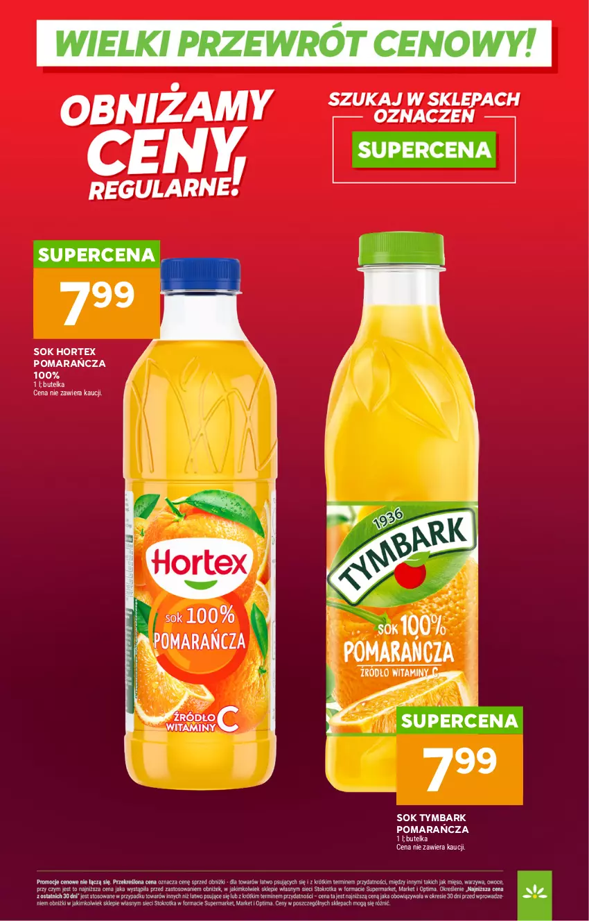 Gazetka promocyjna Stokrotka - Wielki przewrót cenowy! - ważna 02.05 do 31.05.2026 - strona 22 - produkty: Hortex, Sok, Tymbark