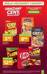 Gazetka promocyjna Stokrotka - Wielki przewrót cenowy! - Gazetka - ważna od 31.05 do 31.05.2026 - strona 19 - produkty: Kit Kat, Corn flakes, Lion, Nestlé, Mleko