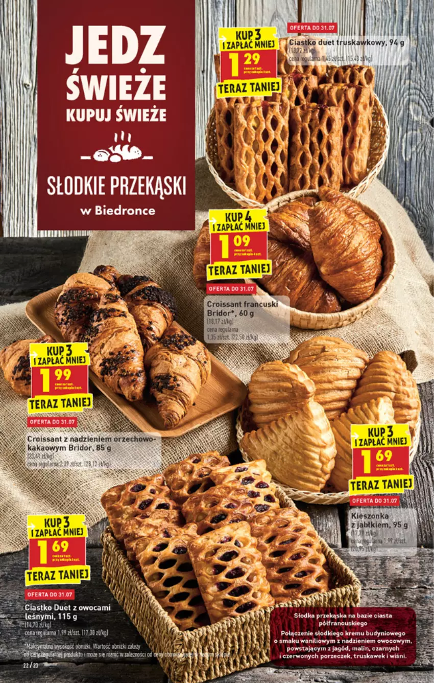 Gazetka promocyjna Biedronka - W tym tygodniu - ważna 29.07 do 04.08.2021 - strona 22 - produkty: Croissant, Kakao, Por