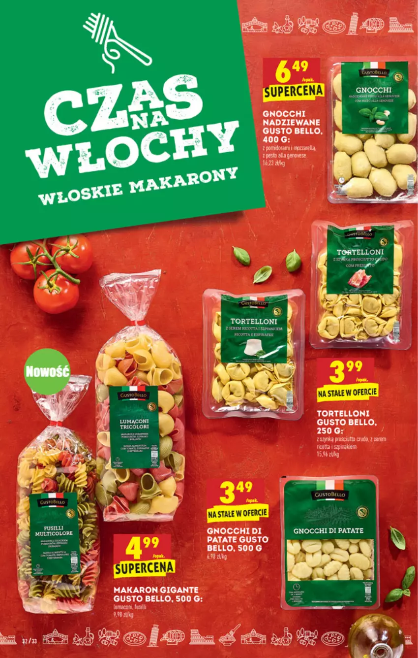 Gazetka promocyjna Biedronka - W tym tygodniu - ważna 29.07 do 04.08.2021 - strona 32 - produkty: Bell, Gnocchi, Makaron, Ser, Tortelloni