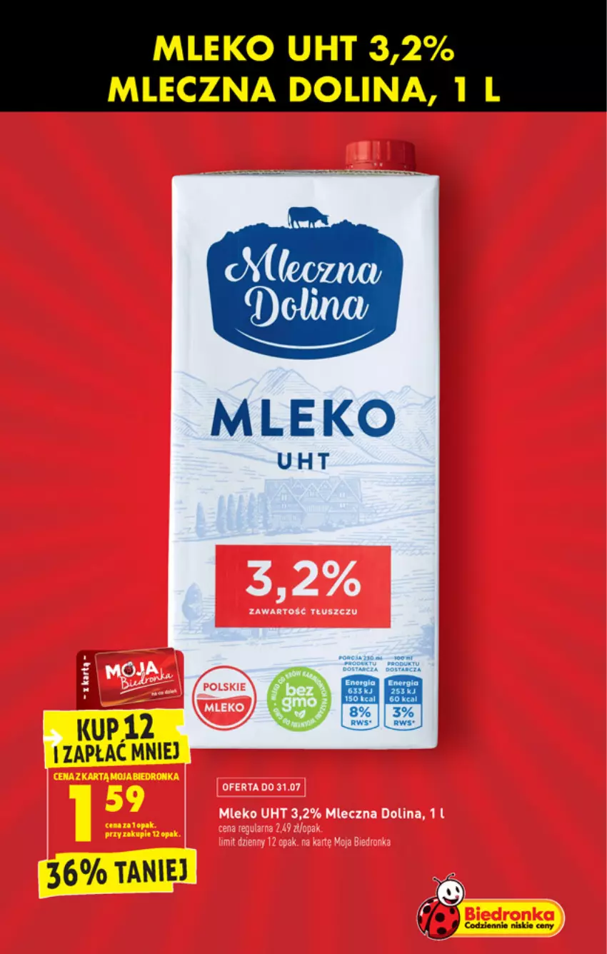 Gazetka promocyjna Biedronka - W tym tygodniu - ważna 29.07 do 04.08.2021 - strona 49 - produkty: Mleko