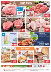Gazetka promocyjna Carrefour - Gazetka Targi świeżości - Gazetka - ważna od 23.08 do 23.08.2021 - strona 2 - produkty: Piec, Ser, Szynka wieprzowa, Filet z mintaja, Chleb wieloziarnisty, Szynka, Kotlet, Pieczywo, Chleb, Mintaj, Lazur, Mięso, Jagodzianka