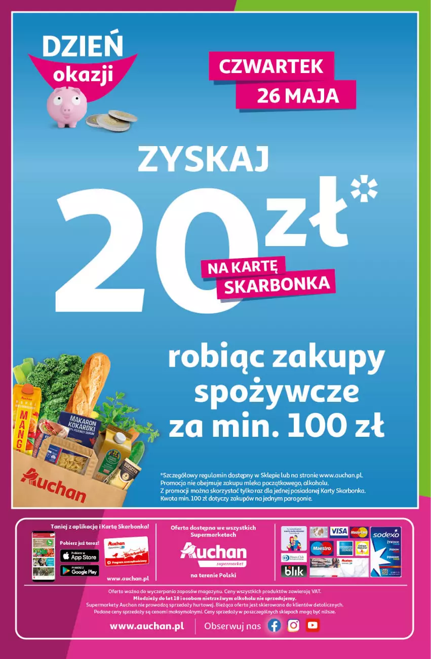 Gazetka promocyjna Auchan - przeNISKIE CENY przeRADOŚĆ dla dzieci Supermarkety - ważna 26.05 do 01.06.2022 - strona 12