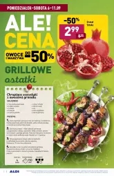 Gazetka promocyjna Aldi - Gazetka - ważna od 11.09 do 11.09.2021 - strona 2 - produkty: Warzywa, Sok, Sól, Gra, Granat, Czosnek, Kawa, Owoce, Oliwa z oliwek, Grill, Ziele angielskie, Mięso