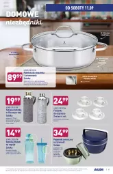 Gazetka promocyjna Aldi - Gazetka - ważna od 11.09 do 11.09.2021 - strona 35 - produkty: Ser, Por, Pojemnik, Napoje, LANA, Kubek, Patelnia