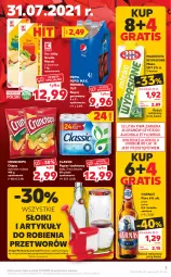Gazetka promocyjna Kaufland - OFERTA TYGODNIA - Gazetka - ważna od 04.08 do 04.08.2021 - strona 3 - produkty: Piwa, Piwo, Ser, Gra, 7up, Pepsi max, Papier, Chipsy, Mirinda, Mlekovita, Papier toaletowy, Pepsi, Rolki, Napój gazowany, Crunchips, Gouda, Waga, Harnaś, Napój, Mleko