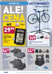 Gazetka promocyjna Aldi - Gazetka - ważna od 08.05 do 08.05.2021 - strona 2 - produkty: Top, Sok, Ser, Rama, Stojak, Sandał, O nas, Plecak, Kamizelka, Rower
