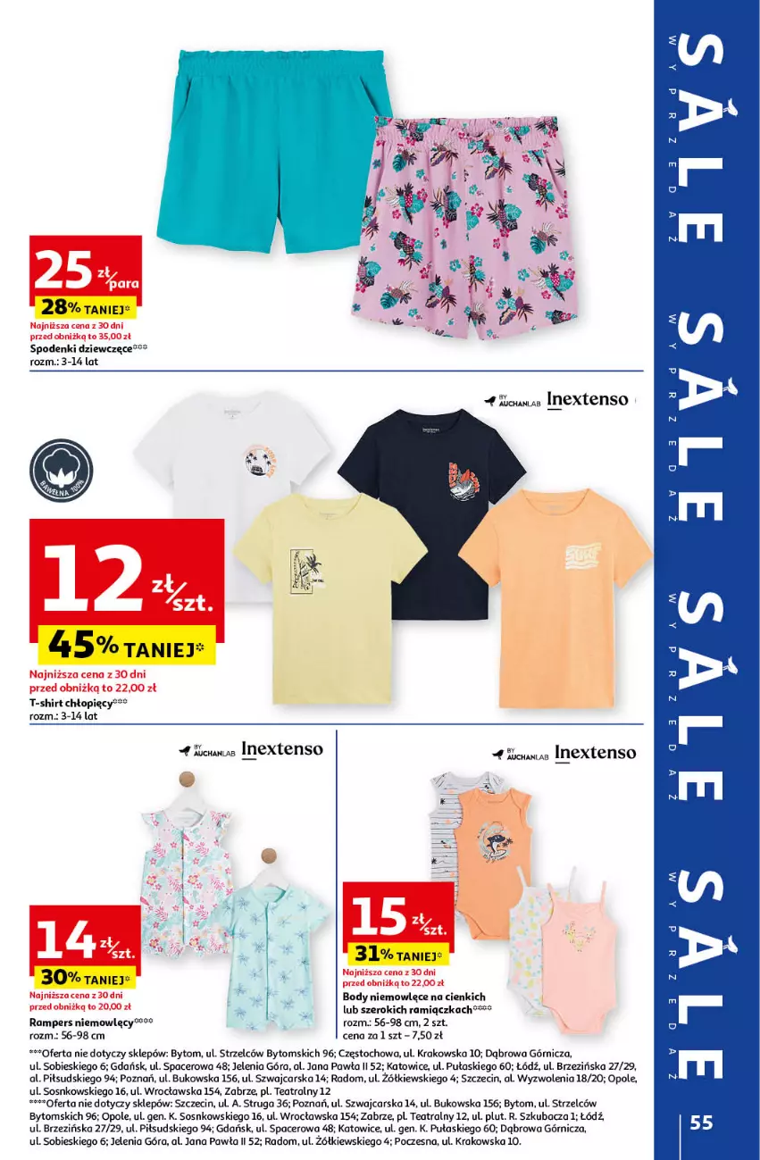 Gazetka promocyjna Auchan - Gazetka CENY W DÓŁ Hipermarket Auchan - ważna 20.06 do 26.06.2024 - strona 63 - produkty: Acer, Body, Cars, Mus, Sos, T-shirt