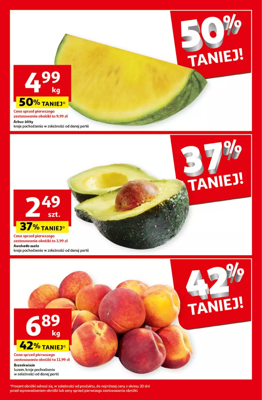 Gazetka promocyjna Auchan - Gazetka CENY W DÓŁ Hipermarket Auchan - ważna 20.06 do 26.06.2024 - strona 9 - produkty: Arbuz