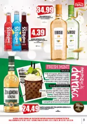 Gazetka promocyjna Topaz - Gazetka - Gazetka - ważna od 28.02 do 28.02.2023 - strona 5 - produkty: Sok, Gin, Gra, Cukier, Cytryny, Lanki, Napój