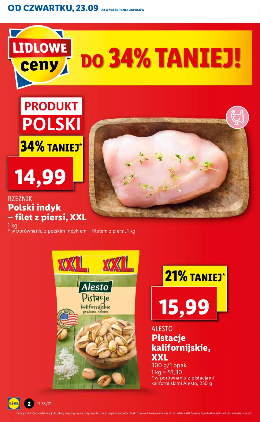 Gazetka promocyjna Lidl - GAZETKA - ważna 23.09 do 26.09.2021 - strona 2 - produkty: Pistacje, Por