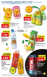 Gazetka promocyjna Lidl - GAZETKA - Gazetka - ważna od 26.09 do 26.09.2021 - strona 29 - produkty: Sok, Napój energetyczny, Ananas, Chupa Chups, Plecak, Napój gazowany, Tymbark, Smoothie, Limonka, Woda mineralna, Owoce, Arbuz, Woda, Wino, Mango, Napój, Mięta, Psi Patrol, Szpinak, HP