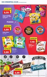 Gazetka promocyjna Lidl - GAZETKA - Gazetka - ważna od 26.09 do 26.09.2021 - strona 40 - produkty: Kinder Bueno, Puzzle, Galaretka, Limonka, Baton, Gala, Mango, Kinder, Psi Patrol
