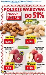 Gazetka promocyjna Lidl - GAZETKA - Gazetka - ważna od 26.09 do 26.09.2021 - strona 8 - produkty: Warzywa, Ziemniaki, Gala, Jabłka