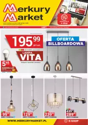 Gazetka promocyjna Merkury Market - Bielsko-Biała, Cieszyn, Jarosław, Kielce, Krosno, Ładna, Mielec, Nowy Sącz, Rybnik, Szaflary, Zamość - Gazetka - ważna od 30.11 do 30.11.2021 - strona 1 - produkty: Lampa