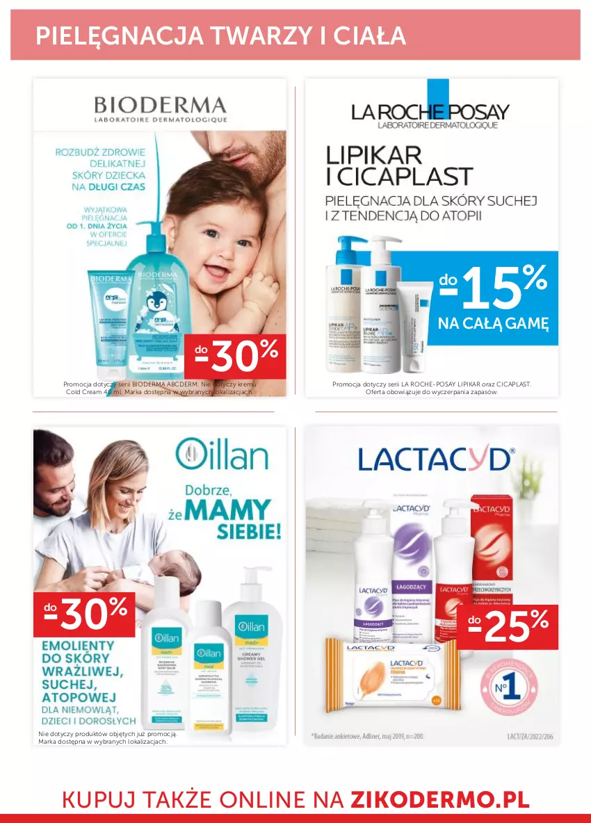 Gazetka promocyjna Ziko - Gazetka Ziko Dermo - ważna 12.01 do 25.01.2023 - strona 16 - produkty: Bioderma, Cold Cream, La Roche-Posay, Lipikar, Ser