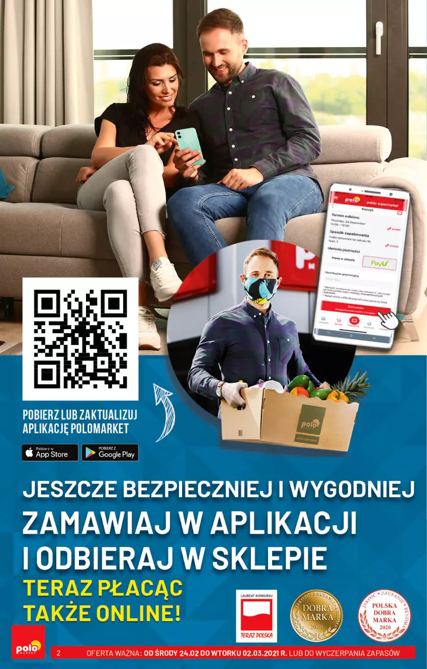 Gazetka promocyjna PoloMarket - Gazetka promocyjna  r - ważna 24.02 do 02.03.2021 - strona 2 - produkty: Piec, Tera