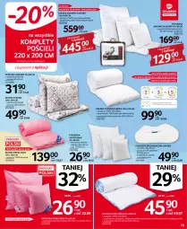 Gazetka promocyjna Selgros - Oferta przemysłowa - Gazetka - ważna od 16.11 do 16.11.2022 - strona 19 - produkty: Por, Kołdra, Pościel, Wełna, Poduszka, Fa