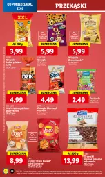Gazetka promocyjna Lidl - GAZETKA - Gazetka - ważna od 29.05 do 29.05.2024 - strona 44 - produkty: Ketchup, Cheetos, Orzeszki, Chipsy, Chrupki, Wafle, Pizza, Orzeszki ziemne, Lay’s
