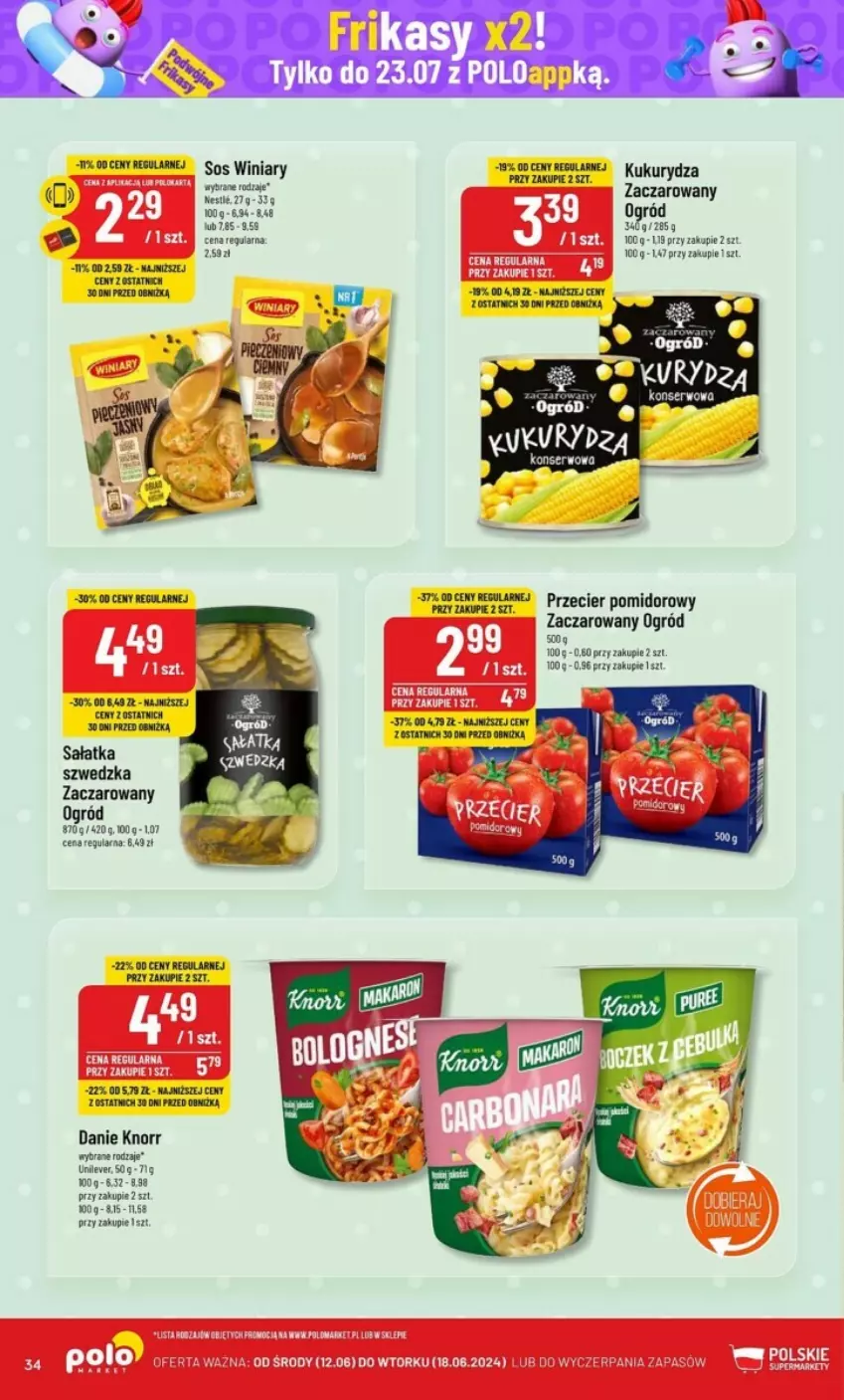 Gazetka promocyjna PoloMarket - ważna 12.06 do 18.06.2024 - strona 28 - produkty: Knorr, Kukurydza, Ogród