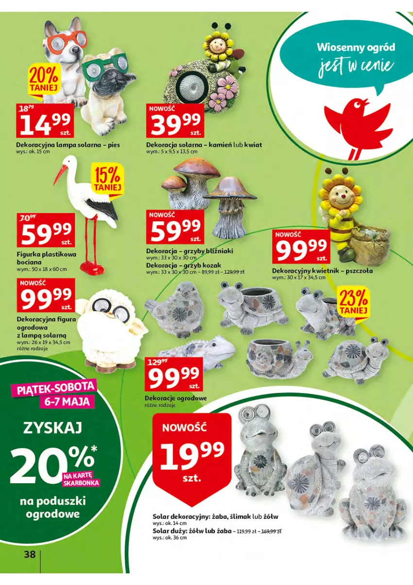 Gazetka promocyjna Auchan - Włoska kuchnia jest w cenie Hipermarkety - ważna 05.05 do 11.05.2022 - strona 38 - produkty: Kwietnik, Lampa, Ogród