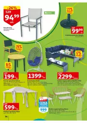 Gazetka promocyjna Auchan - Włoska kuchnia jest w cenie Hipermarkety - Gazetka - ważna od 11.05 do 11.05.2022 - strona 34 - produkty: Krzesło ogrodowe, Gra, Zagłówek, Stół, Sofa, Parasol, Krzesło, Sofa 3-osobowa, Siedzisko, Fotel, Fa