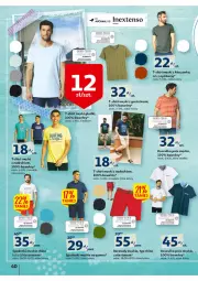 Gazetka promocyjna Auchan - Włoska kuchnia jest w cenie Hipermarkety - Gazetka - ważna od 11.05 do 11.05.2022 - strona 40 - produkty: Bermudy, Kosz, T-shirt, Koszulka