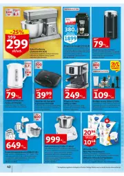 Gazetka promocyjna Auchan - Włoska kuchnia jest w cenie Hipermarkety - Gazetka - ważna od 11.05 do 11.05.2022 - strona 42 - produkty: Majonez, Młynek do kawy, Top, Ser, Por, Pur, Noż, Blender ręczny, Blender, Brit, Czajnik, Młynek, Kawa, Pojemnik, Mikser, Szynka, Opiekacz do kanapek, Robot, Maszynka, Zelmer, Cappuccino, Bosch, Brita