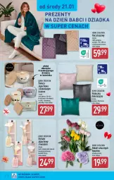Gazetka promocyjna Aldi - Artykuły przemysłowe i tekstylia - Gazetka - ważna od 24.01 do 24.01.2026 - strona 6 - produkty: Koc, Poduszka dekoracyjna, Bukiet, Dyfuzor zapachowy, Poduszka