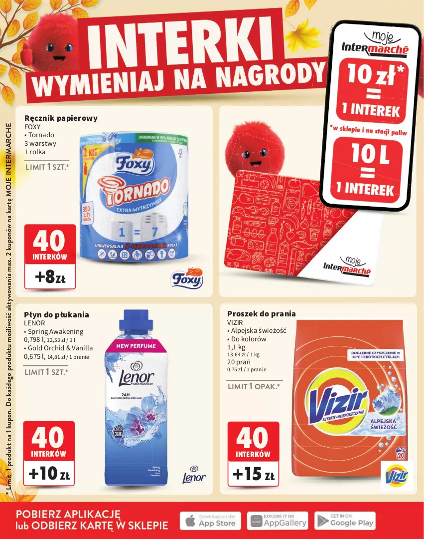 Gazetka promocyjna Intermarche - Katalog Interki - ważna 03.09 do 25.11.2026 - strona 26 - produkty: Foxy, Lenor, Papier, Płyn do płukania, Proszek do prania, Ręcznik, Vizir