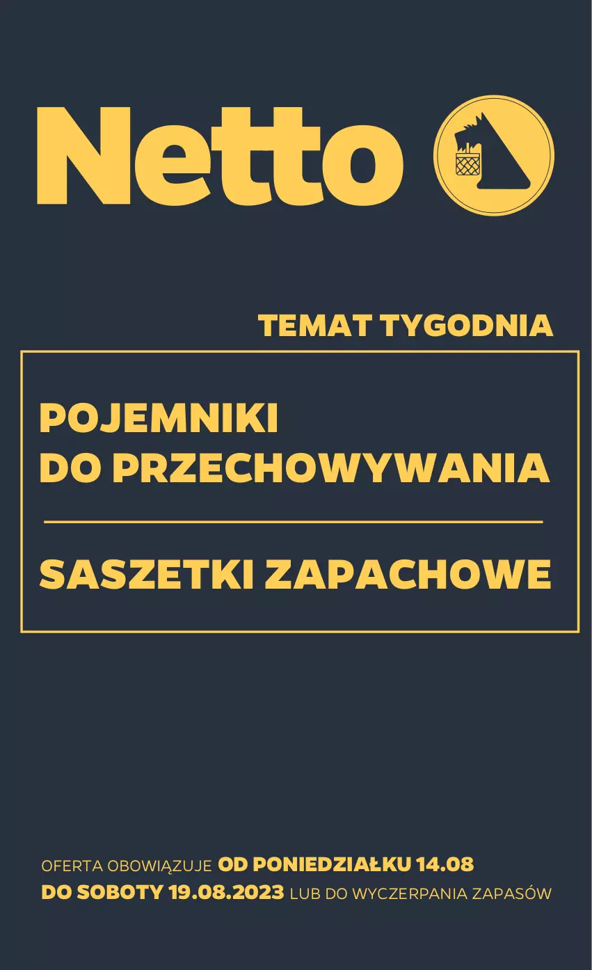 Gazetka promocyjna Netto - Akcesoria i dodatki - ważna 14.08 do 19.08.2023 - strona 1 - produkty: Pojemnik