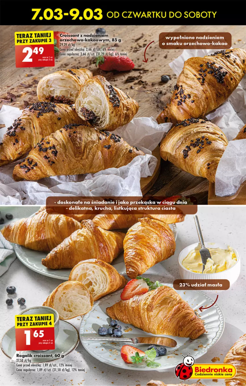 Gazetka promocyjna Biedronka - Od czwartku - ważna 07.03 do 13.03.2024 - strona 33 - produkty: Croissant, Rogal, Tera