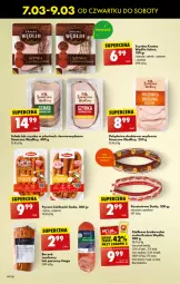 Gazetka promocyjna Biedronka - Od czwartku - Gazetka - ważna od 13.03 do 13.03.2024 - strona 52 - produkty: Piec, Polędwica, Kiełbasa krakowska, Pasztet, Duda, Szynka, Pieprz, Boczek, Kiełbasa