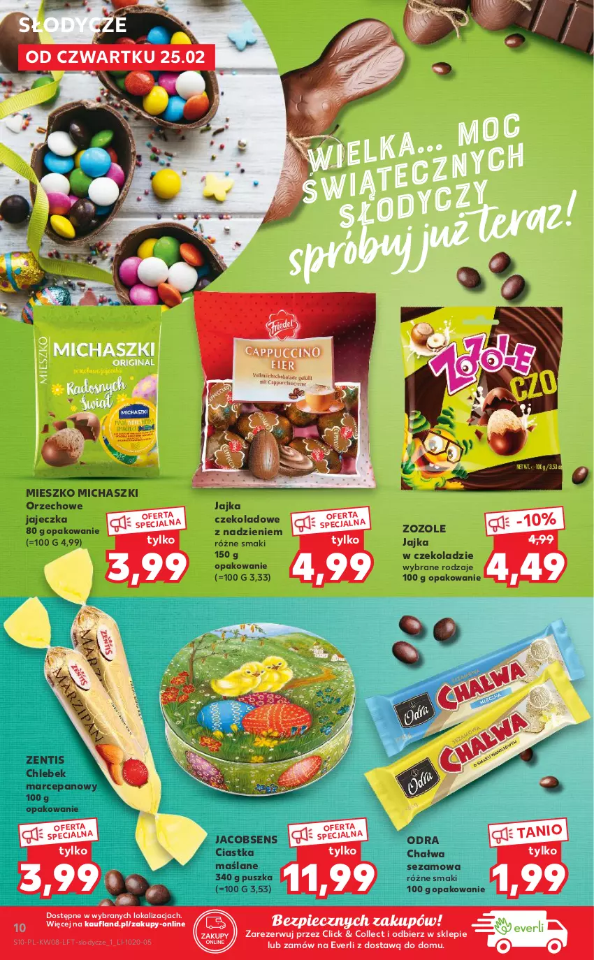 Gazetka promocyjna Kaufland - OFERTA TYGODNIA - ważna 25.02 do 03.03.2021 - strona 10 - produkty: Chałwa, Chleb, Ciastka, Jacobs, Lody, Piec, Sezam