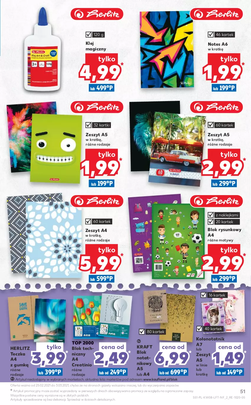 Gazetka promocyjna Kaufland - OFERTA TYGODNIA - ważna 25.02 do 03.03.2021 - strona 51 - produkty: Dres, Gra, Klej, Top