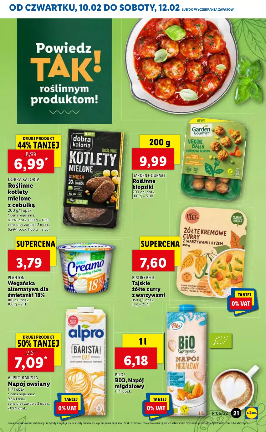 Gazetka promocyjna Lidl - GAZETKA - ważna 10.02 do 12.02.2022 - strona 21 - produkty: Klopsiki, Kotlet, Warzywa