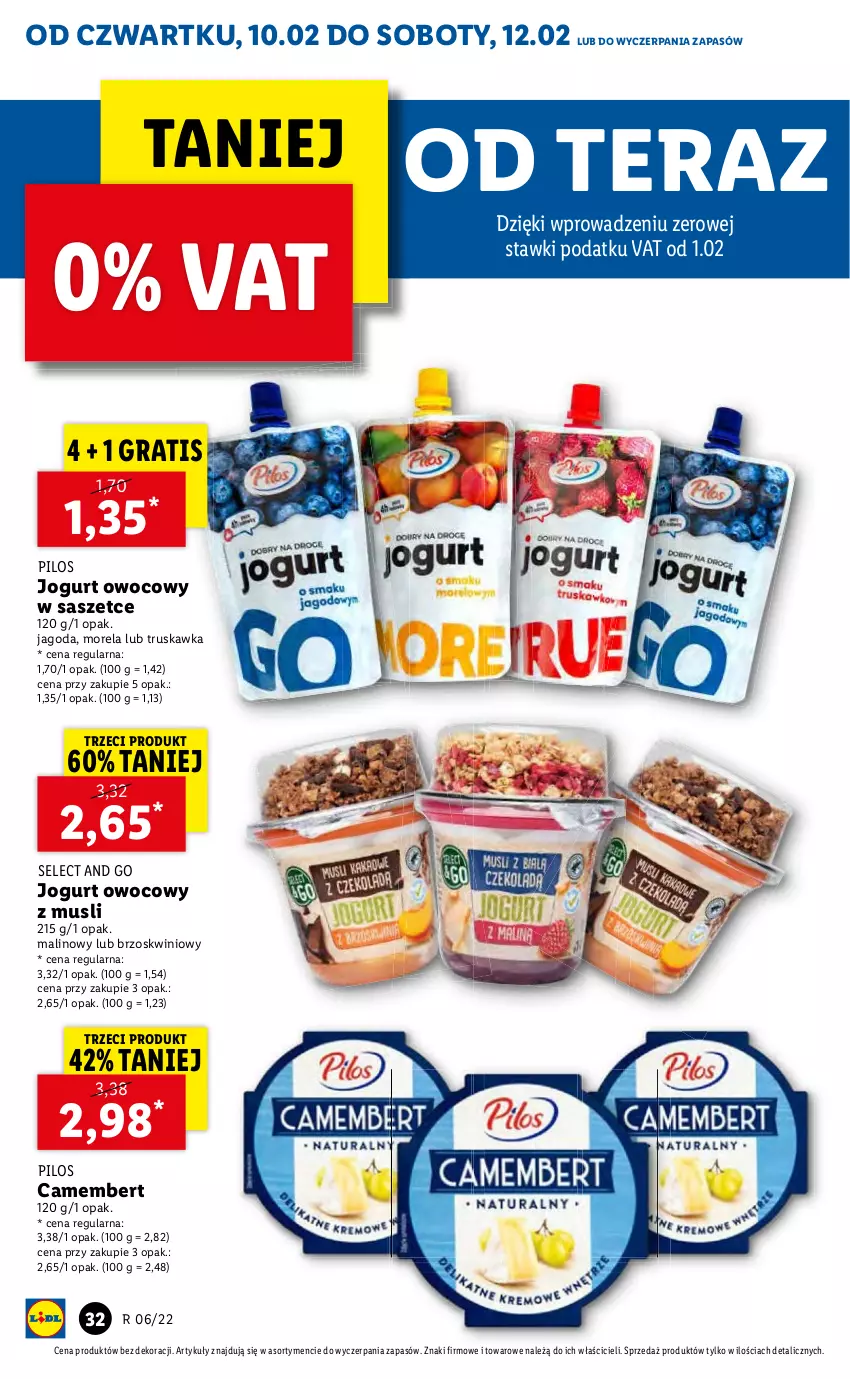 Gazetka promocyjna Lidl - GAZETKA - ważna 10.02 do 12.02.2022 - strona 32 - produkty: Gra, Morela, Mus, Tera