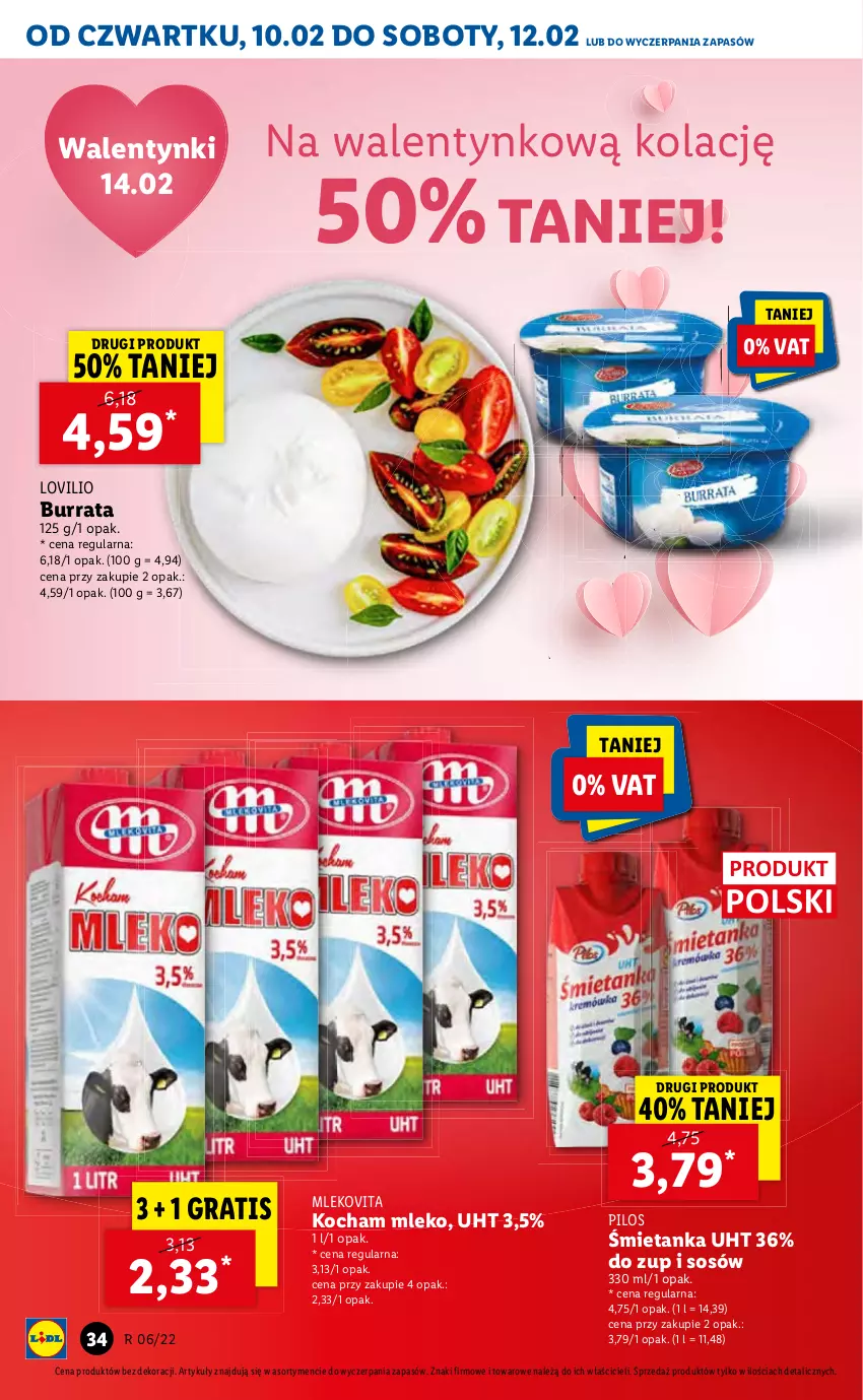 Gazetka promocyjna Lidl - GAZETKA - ważna 10.02 do 12.02.2022 - strona 34 - produkty: Gra, Koc, Mleko, Sos