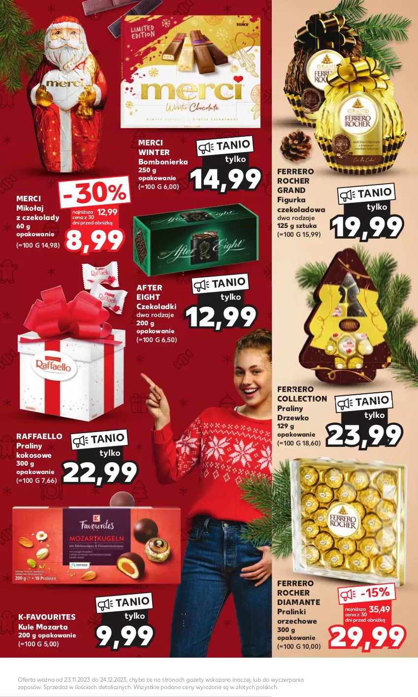 Gazetka promocyjna Kaufland - Kaufland - ważna 23.11 do 24.12.2023 - strona 19 - produkty: Diamant, Fa, Ferrero, Ferrero Rocher, Gra, Kokos, Lody, Merci, Praliny, Raffaello