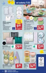 Gazetka promocyjna Aldi - Artykuły przemysłowe i tekstylia - Gazetka - ważna od 07.03 do 07.03.2026 - strona 12 - produkty: Sok, Ser, Papier, Chia, Poduszka dekoracyjna, Talerzyk, Talerz, Bieżnik, Szklanka, Deser, Cappuccino, Obrus, Poduszka, Skrzat, Fa