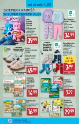 Gazetka promocyjna Aldi - Artykuły przemysłowe i tekstylia - Gazetka - ważna od 07.03 do 07.03.2026 - strona 4 - produkty: Frozen, Top, Sok, Por, Koc, Gin, Spiderman, Sneakersy, Maskotka pluszowa, Karp, Klej, Skarpetki, Wełna, Legginsy, Dzieci, Bluza, Psi Patrol