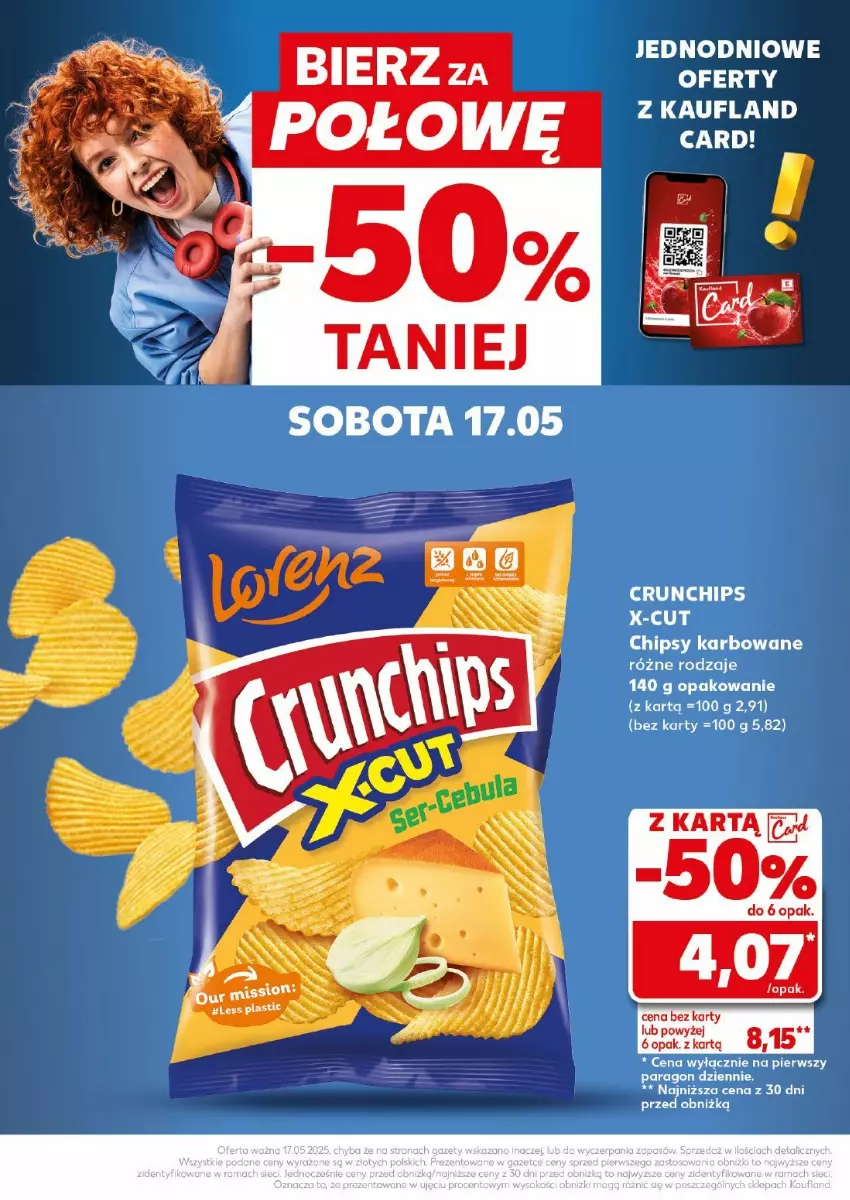 Gazetka promocyjna Kaufland - ważna 17.05 do 17.05.2025 - strona 17 - produkty: Chipsy, Crunchips