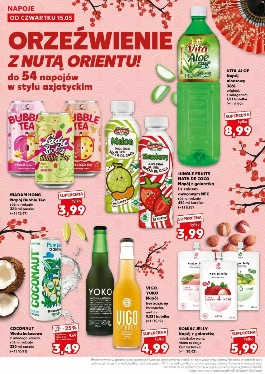 Gazetka promocyjna Kaufland - ważna 17.05 do 17.05.2025 - strona 8 - produkty: Gala, Gin, Kokos, Kolagen, Melon, Napój, Napoje, Sok, Woda