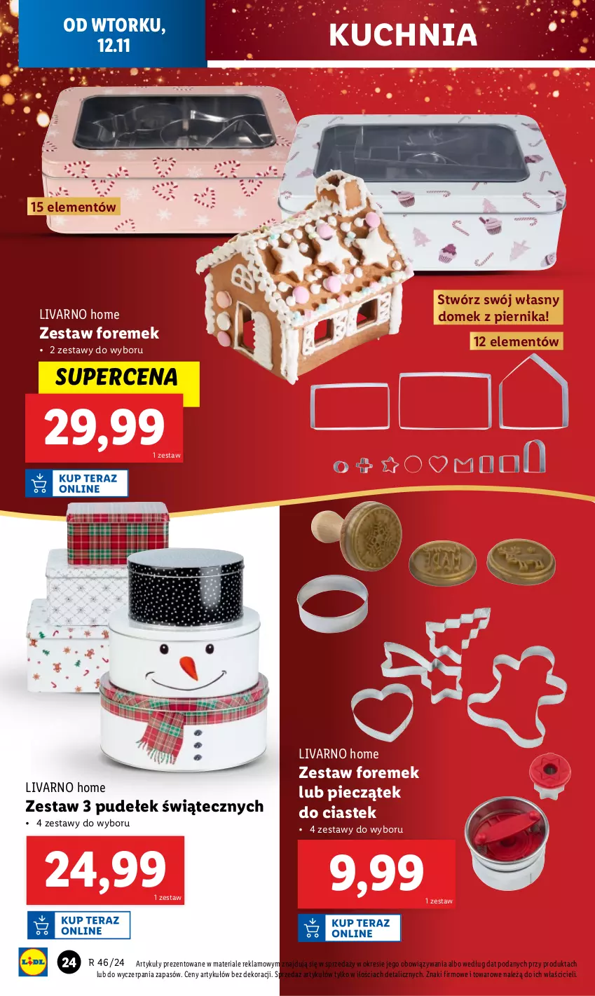 Gazetka promocyjna Lidl - GAZETKA - ważna 12.11 do 16.11.2024 - strona 26 - produkty: Ivar, Kuchnia, Piec, Piernik, Stek