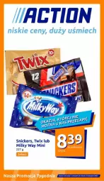 Gazetka promocyjna Action - Gazetka - ważna od 08.08 do 08.08.2023 - strona 1 - produkty: Milky Way, Twix, Snickers