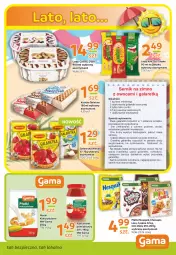 Gazetka promocyjna Gama - Gazetka Gama - Gazetka - ważna od 02.08 do 02.08.2021 - strona 7 - produkty: Piec, Koncentrat pomidorowy, Ser, Mus, Nesquik, Kaktus, Winiary, Carte d'Or, Lion, Lody, Galaretki, Galaretka, Cini Minis, Owoce, Gala